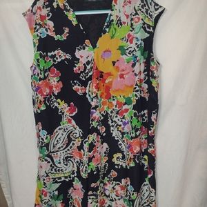 Ralph Lauren floral midi dress size 18w